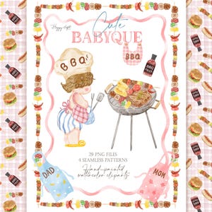 Babyparty Clipart, Babyparty Clipart, Babyparty Clipart, Babyparty Clipart, Babyparty Clipart, Babyparty Clipart, digitales Papier U00265