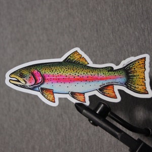 Rainbow Trout Sticker Decal 20% Flows to Western Rivers image 3