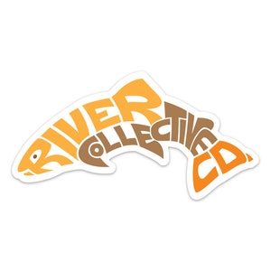 Adesivo Orange River Collective Co. - Il 20% refluisce nei fiumi locali!