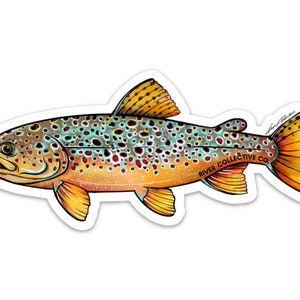 Trout Trees Decal Sticker, Fly Fishing Decal, Fishing Decal,fly Fishing,  Brook Trout Tee, Rainbow Trout, Salmon, Fly Fishing Sticker 