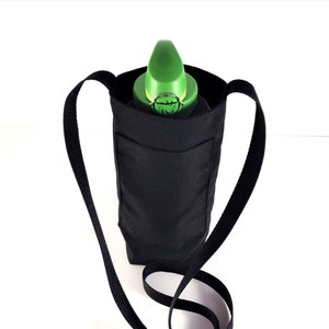 SUN CUBE Water Bottle Holder with Strap, Insulated Water Bottle Bag Carrier  for Walking, Crossbody Bottle Carrying Sling Purse Neoprene Sleeve Pouch