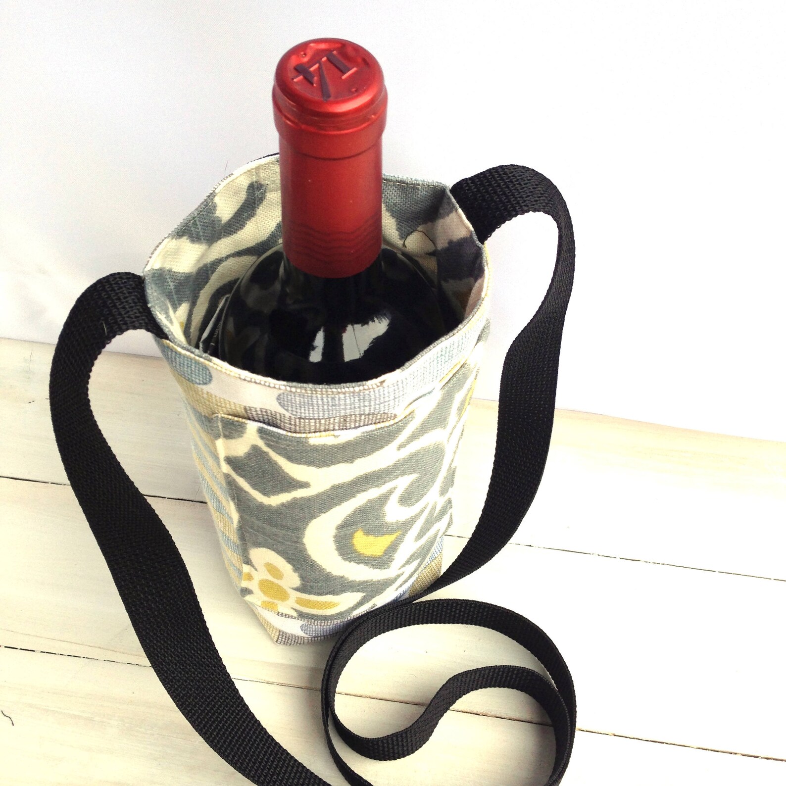 Water Bottle Carrier With Cell Phone Pocket Over Shoulder Etsy UK