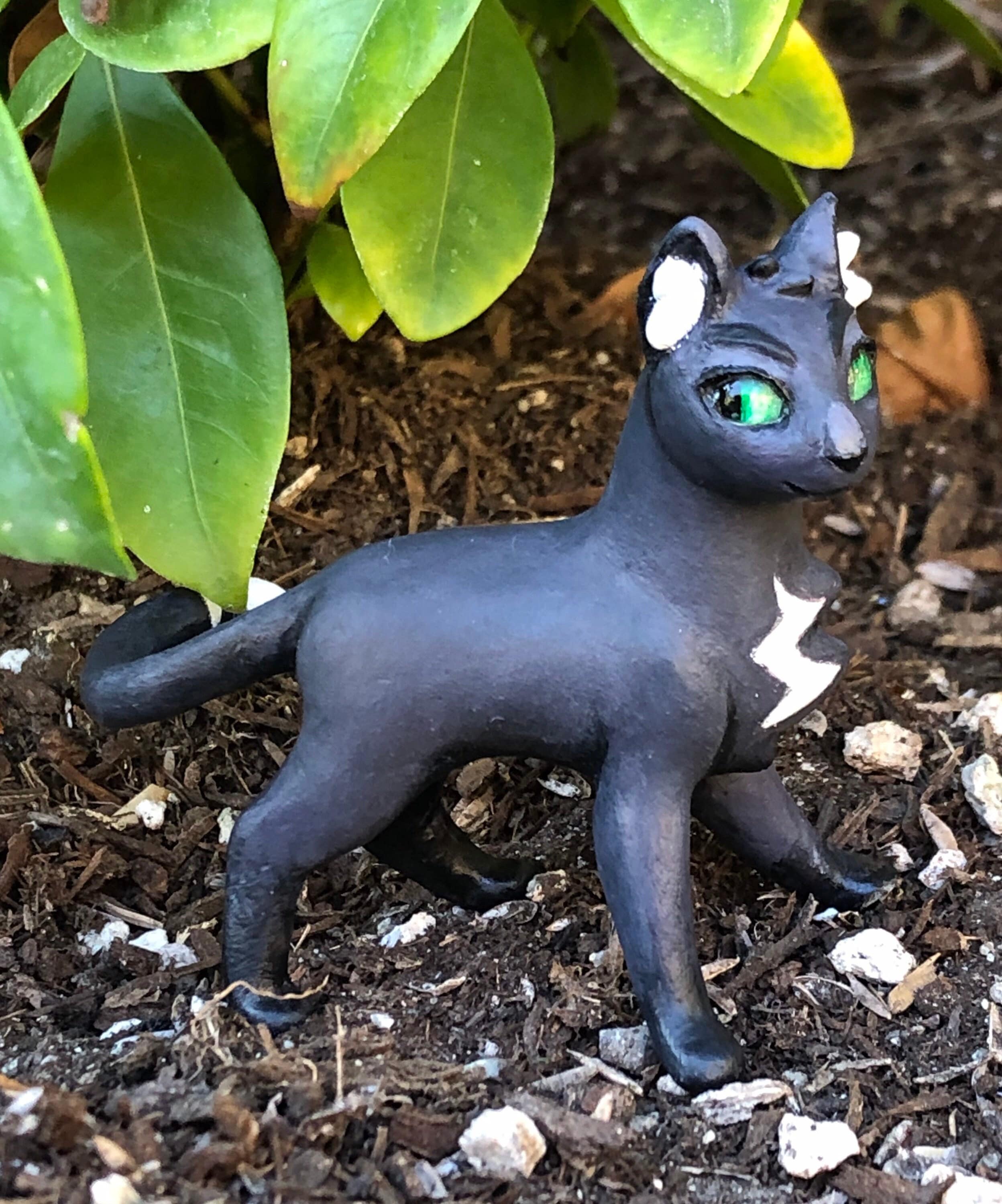 Art Clay Cat Sculptures Ceramics For Kids