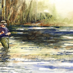 No 68,  Carte de vœux, aquarelle, watercolor
