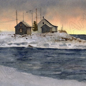 Nr. 15, Grußkarte, Aquarell, Aquarell