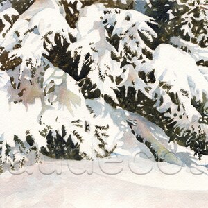 No 30, Carte de vœux, aquarelle, watercolor
