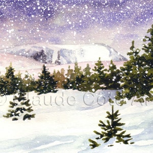 No 17, Grußkarte, Aquarell, wasserfarben