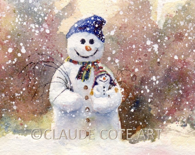 No 85 Greeting card, watercolor, watercolor