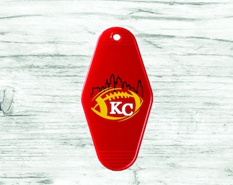 Kansas City KC Football | KC Kansas City Keychain | Kc Kansas City Gift | KC Skyline | Kansas City Gift Christmas | Kansas City Housewarming
