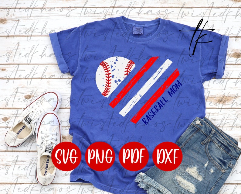 Download Baseball Mom Heart Distressed SVG PNG Dxf Pdf Baseball Mom ...