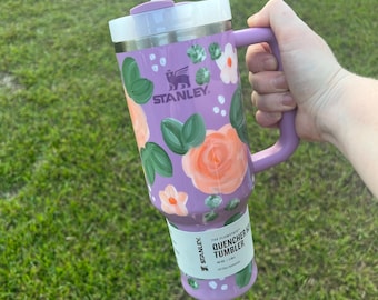 Vasos pintados a mano Stanley de 40 onzas