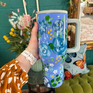 Handpainted Tumblers Unbranded Hydrojug style 40oz Spillproof