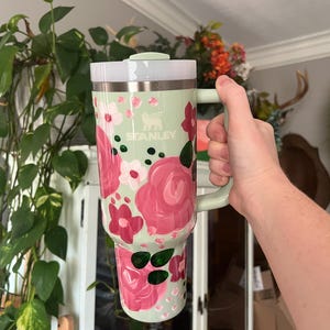 Handpainted Tumblers Stanley’s 40oz