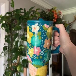 Handpainted Tumblers Hydrojug 40oz Spillproof