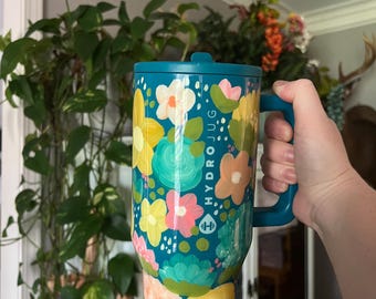 Handpainted Tumblers Hydrojug 40oz Spillproof