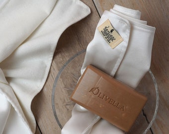 100% Silk Hand & Face Towel For Sensitive Skin | 2-Pack Set | Handmade in USA