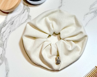 Raw Silk Towel Scrunchie | Handmade in USA