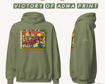 Victory Of Adwa Print Hoodie