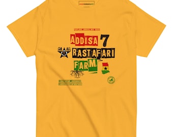 Addisa Rastafari T-shirt oro giallo