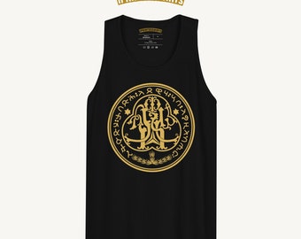 Coronation Anniversary Medal Print Tank Top