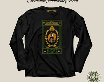 Coronation Anniversary Print King Of Kings Sleeve Tee