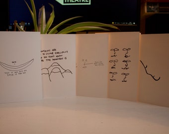 set of 5 cards