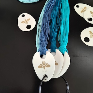 Sashiko Thread Bobbins for Organization Bee Design
