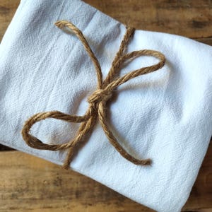 Flour Sack Tea Towels: Thick 100% Cotton, Embroidery & Applique image 2