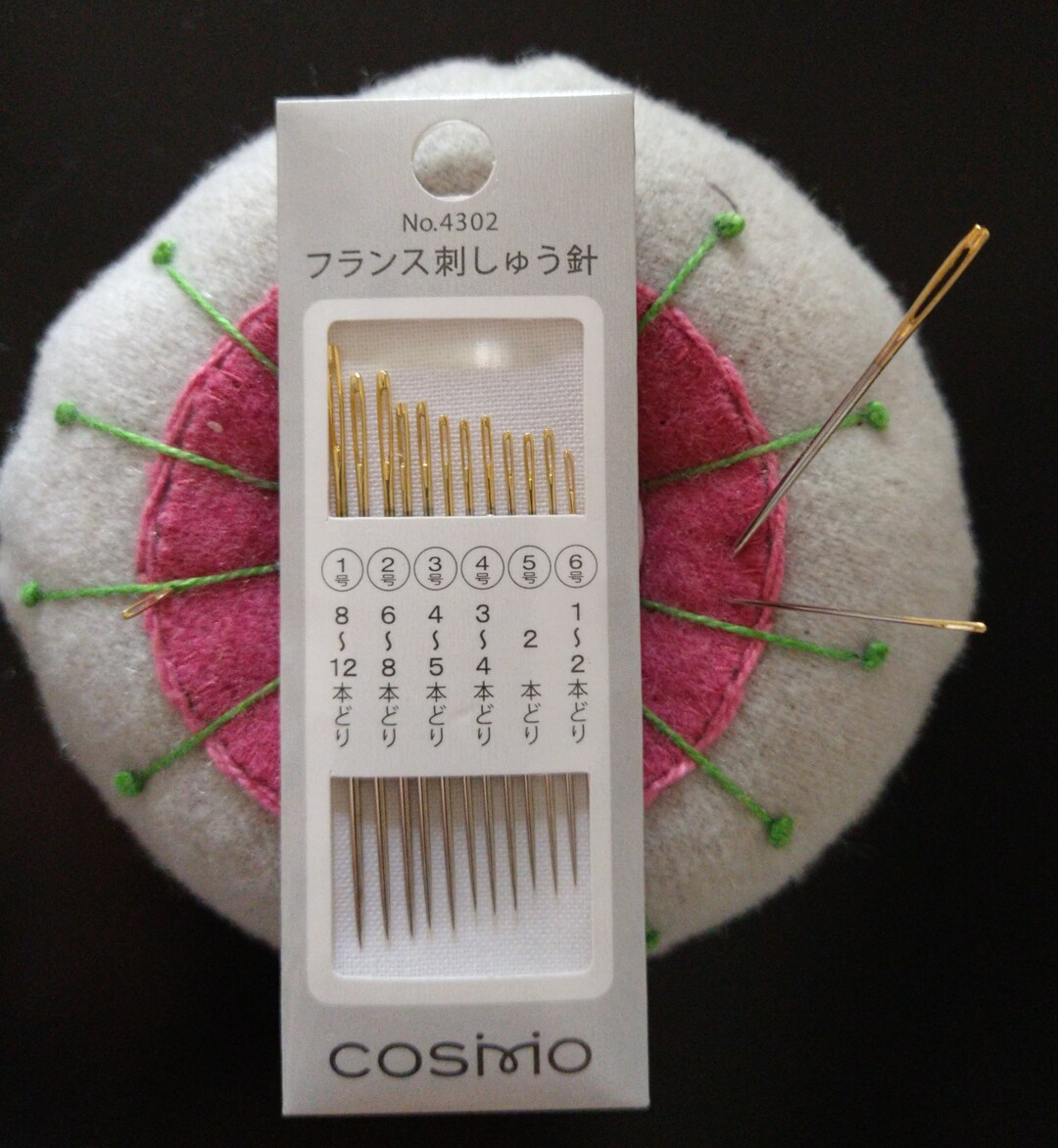 Japanese Embroidery Needles Multiple Sizes Etsy