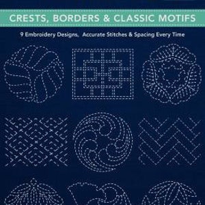 Sashiko Stencils #2, Crests, Borders & Classic Motifs - C&T Publishing