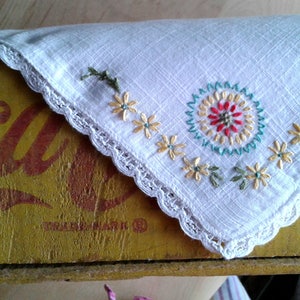 New PATTERN only or Kit Old Fashion Hankie Embroidery