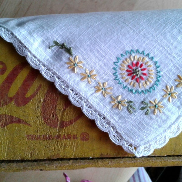 Old Fashion Hankie Embroidery Kit