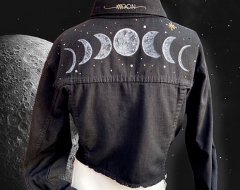 “Moon” denim jacket