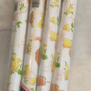 1970s Shelf Paper with Bright Orange & Yellow Kitchen Motif | Vintage Contact Paper NOS | Vintage Kitchen Paper with Kitschy 1970s Designs*