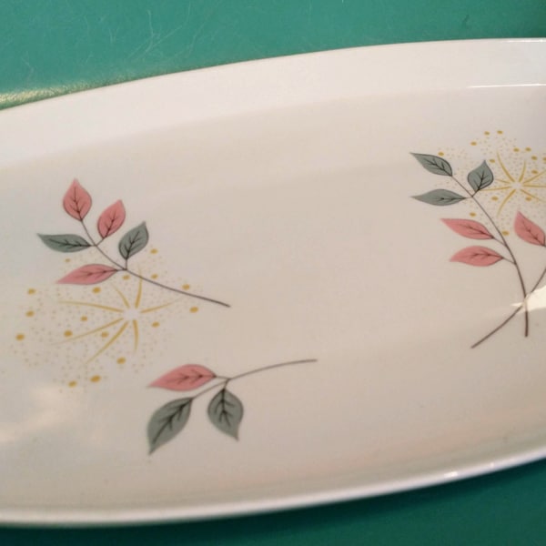 Franciscan Pottery Platter | Vintage Springsong Franciscan Platter | Vintage MidCentury Modern Franciscan Family China Platter**