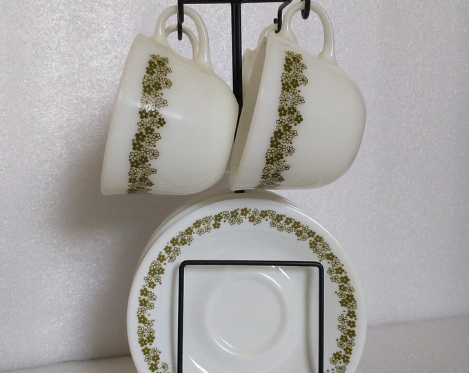 Vintage Metal Tea Cup and Saucer Stand Vintage Black Metal Cup and