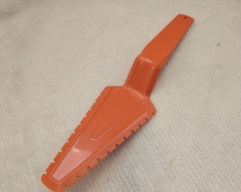 Orange Tupperware Serrated Cake/Pie Server | Vintage Kitchen Utensil | Vintage Cake Server | Vintage Tupperware | Orange Kitchen Utensil