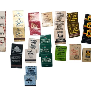 Vintage Muncie, IN Matchbook Collection: Local Advertising Memorabilia