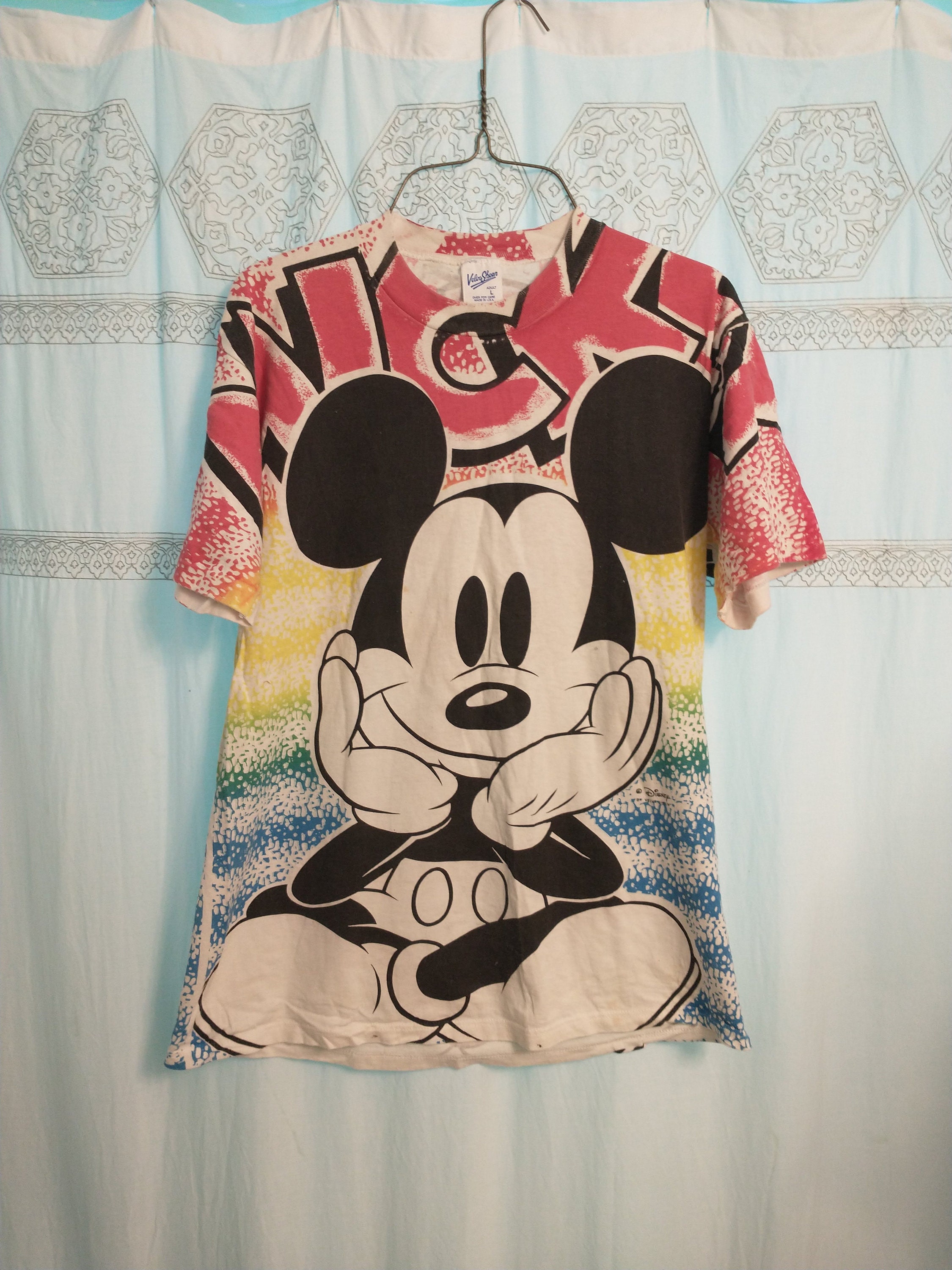 Mickey mouse all cheap over t shirt