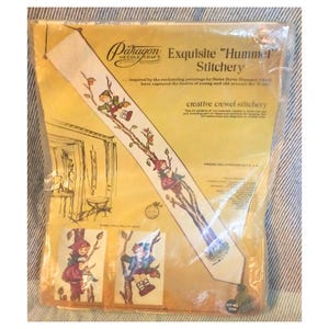 Hummel Crewel Embroidery Kit : 44&quot; Hummel Wall Hanging | Paragon Exquisite Hummel Stitchery Kit to Crewel Embroider a Hummel Wall Hanging
