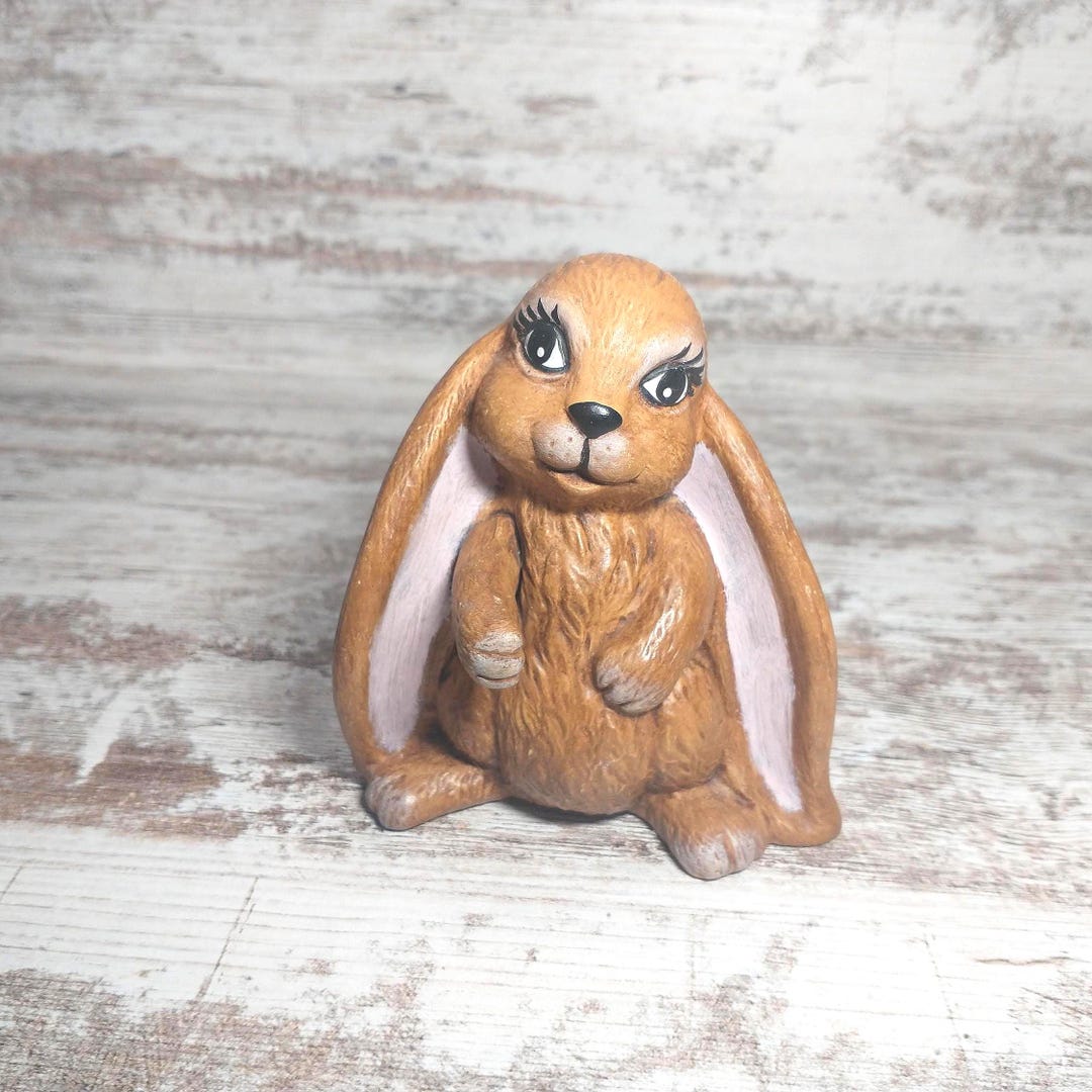 Vintage Anthropomorphic Bunny Figurine: Kitsch Easter Decor - Etsy