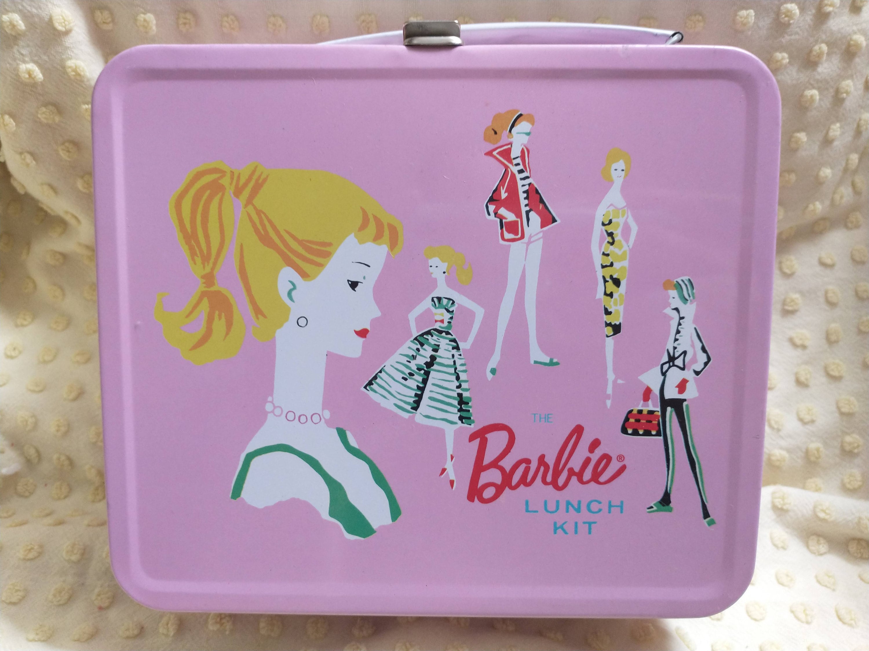 Vintage Barbie Lunchbox Vintage Lunchbox Pink Barbie Vintage Barbie Metal Lunchbox Vintage Metal Lunchbox feat. Barbie 1994 Barbie
