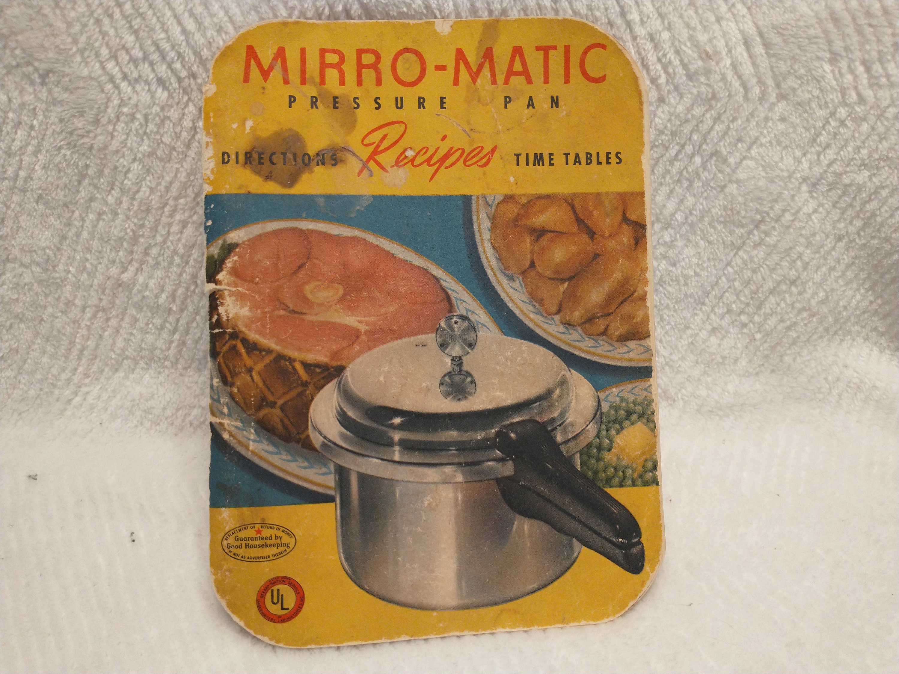 Mirromatic Manual and Cookbook Vintage Mirro Pressure Cooker