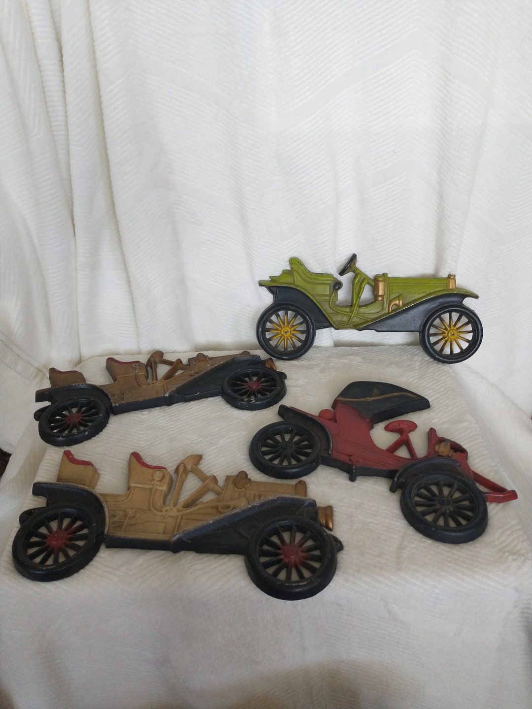 Vintage Cast Iron Cars Wall Decor Vintage Old Car Wall Decor Etsy