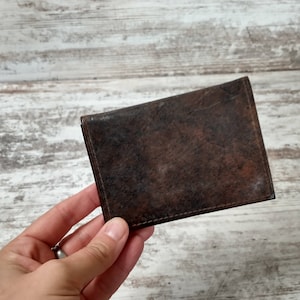 Cartera para hombre NOS 1957 - Regalo de Funk Bros Seed Co / Cartera marrón vintage para hombre / Cartera para hombre, regalo de Navidad de Funk Bros / Regalo para el Día del Padre