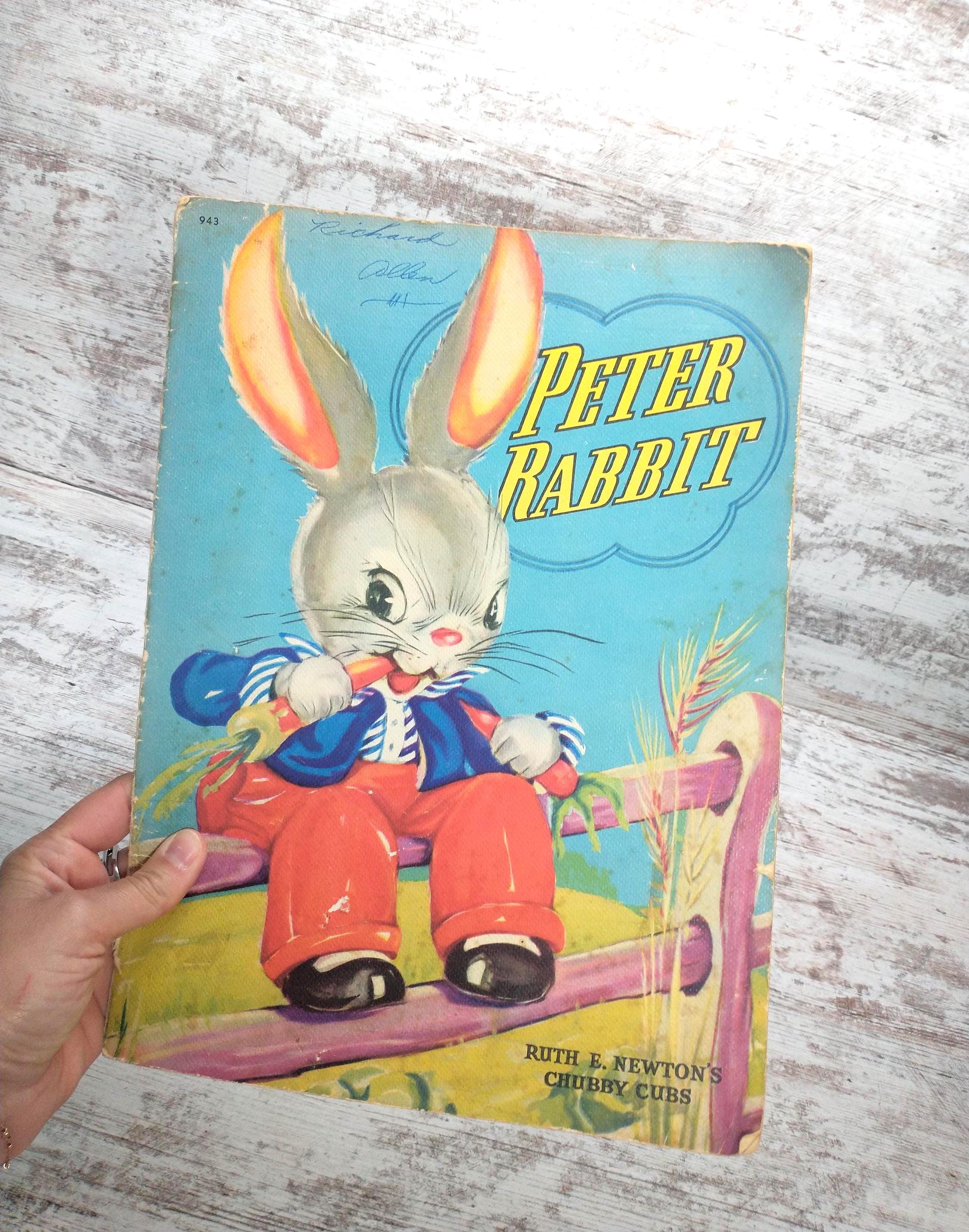 1940s Peter Rabbit Storybook | Ruth E. Newton Illustrations - Etsy