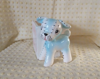 Planter w/ Anthropomorphic Dog | Dog Baby Planter | Indoor Planter | Vtg Succulent Planter | Retro Baby Planter Vintage Lover Gift Idea***
