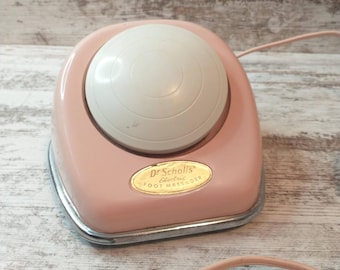 Vintage Dr. Scholl's Electric Foot Massager  Model 411  Retro Pink Chrome  Mid Century  1960s Spa Decor - Etsy