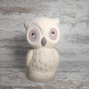 Vintage 1970s Ceramic Owl Shaker: Retro Kitchen Decor