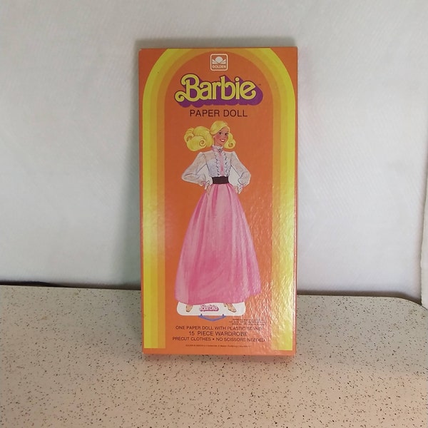 1983 Barbie Paper Doll Set in Original Box | Vtg Barbie Paper Doll Set Copyright 1983 | 1980s Barbie Paper Doll Set in Box RARE FIND**